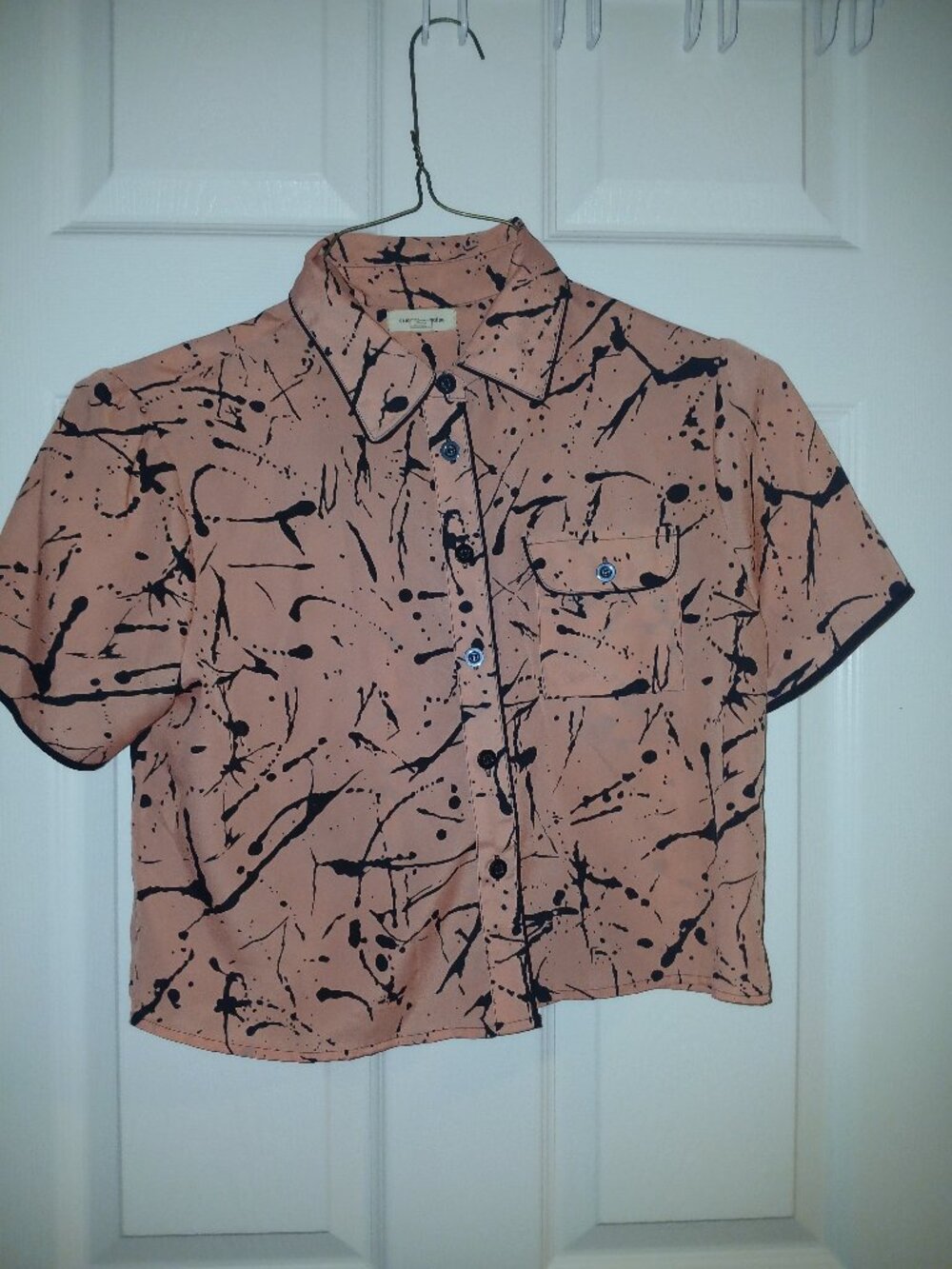 Black & Pink Top